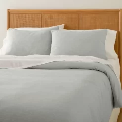 Heathered Stripe Comforter & Sham Set Jet Gray/Sour Cream - Hearth & Hand™ With Magnolia 9 Heathered Stripe Comforter & Sham Set Jet Gray/Sour Cream - Hearth & Hand™ With Magnolia -Home Decor Store GUEST 0606b777 0300 43bb b1cd 22bbc6c3a7f5