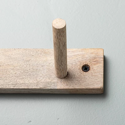 Wood 6-Peg Wall Hook - Hearth & Hand™ With Magnolia 4 Wood 6-Peg Wall Hook - Hearth & Hand™ With Magnolia - Image 2