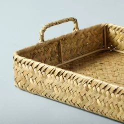 36" Extra-Large Natural Woven Basket Tray - Hearth & Hand™ With Magnolia 7 36" Extra-Large Natural Woven Basket Tray - Hearth & Hand™ With Magnolia -Home Decor Store GUEST 083542f0 e041 4044 94a4 4e728bb306d1