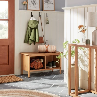 Engineered Stripes Woven Stadium Blanket Terracotta Brown - Hearth & Hand™ With Magnolia 3 Engineered Stripes Woven Stadium Blanket Terracotta Brown - Hearth & Hand™ With Magnolia