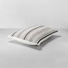 Textured Stripe Pillow Sham Dark Gray/Cream - Hearth & Hand™ With Magnolia -Home Decor Store GUEST 0f13ca7b 719d 41c4 b902 7d206cc70b43