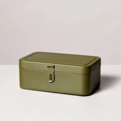 Decorative Metal Storage Box Green - Hearth & Hand™ With Magnolia -Home Decor Store GUEST 13e14cf7 86df 4e7f 83b8 96fe6613459c