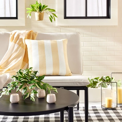 7"x19" Faux Variegated Zebrina Plant - Hearth & Hand™ With Magnolia 3 7"x19" Faux Variegated Zebrina Plant - Hearth & Hand™ With Magnolia