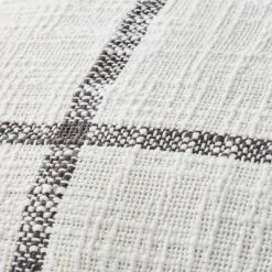 24"x24" Woven Slub Checkered Throw Pillow With Tassels Cream/Gray - Hearth & Hand™ With Magnolia -Home Decor Store GUEST 2227cb73 af31 40c5 8bdb e1a83f883623