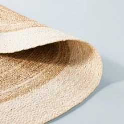 Bordered Color Block Braided Jute Area Rug Cream/Natural - Hearth & Hand™ With Magnolia -Home Decor Store GUEST 2b59516d d1cd 47b9 9055 17a48d068319