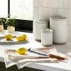 3pc Modern Rim Stoneware Canister Set Cream/Clay - Hearth & Hand™ With Magnolia -Home Decor Store GUEST 330f2750 f5d9 4383 b279 f6d649756ce8