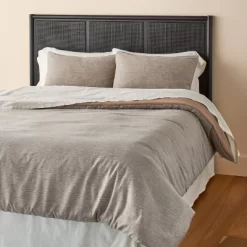 3pc Heathered Stripe Duvet Cover Bedding Set Brown - Hearth & Hand™ With Magnolia 13 3pc Heathered Stripe Duvet Cover Bedding Set Brown - Hearth & Hand™ With Magnolia -Home Decor Store GUEST 343e0d9a 4d67 4d3b a8fe 90dae325a9a6
