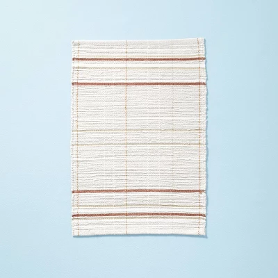 Scatter Stripe Rug Cream/Brown - Hearth & Hand™ With Magnolia 7 Scatter Stripe Rug Cream/Brown - Hearth & Hand™ With Magnolia - Image 5