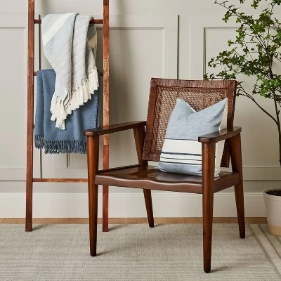 Solid Hemstitch With Fringe Throw Blanket - Hearth & Hand™ With Magnolia 3 Solid Hemstitch With Fringe Throw Blanket - Hearth & Hand™ With Magnolia