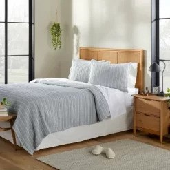 Alternating Stripe Matelassé Coverlet - Hearth & Hand™ With Magnolia -Home Decor Store GUEST 3cc612f7 b78d 4c8c ace7 7291fc98a960