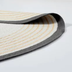 Round Border Stripe Braided Area Rug Neutral - Hearth & Hand™ With Magnolia -Home Decor Store GUEST 4063a892 83b4 4e70 94ef 3b9cca03ee67