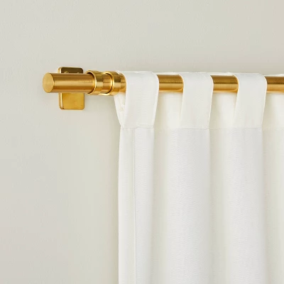 Engineered Hem Stripes Curtain Panel Cream/Gray - Hearth & Hand™ With Magnolia 6 Engineered Hem Stripes Curtain Panel Cream/Gray - Hearth & Hand™ With Magnolia - Image 5