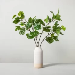 Faux Fig Leaf Branch Arrangement - Hearth & Hand™ With Magnolia 11 Faux Fig Leaf Branch Arrangement - Hearth & Hand™ With Magnolia -Home Decor Store GUEST 633e0ef2 049e 41e0 8303 a165f348380d