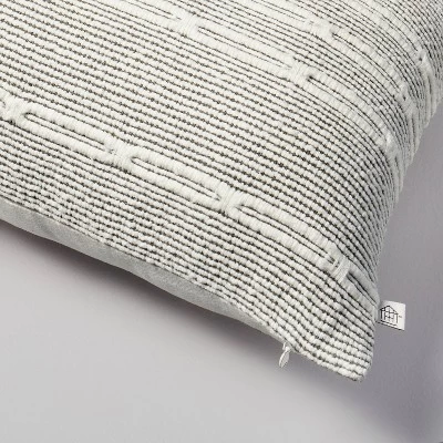 Horizontal Chain Stripe Throw Pillow - Hearth & Hand™ With Magnolia 5 Horizontal Chain Stripe Throw Pillow - Hearth & Hand™ With Magnolia - Image 3