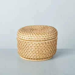 Woven Basket With Lid Natural - Hearth & Hand™ With Magnolia 11 Woven Basket With Lid Natural - Hearth & Hand™ With Magnolia -Home Decor Store GUEST 66a4f642 06e1 4c92 934e 2dcb97d900b7
