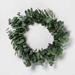 Faux Eucalyptus Wreath - Hearth & Hand™ With Magnolia 9 Faux Eucalyptus Wreath - Hearth & Hand™ With Magnolia -Home Decor Store GUEST 69c452d5 ce0e 424b a992 018b3034bdd8