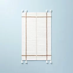 Bold Cross Stripes Tassel Rug Cream/Tan - Hearth & Hand™ With Magnolia 14 Bold Cross Stripes Tassel Rug Cream/Tan - Hearth & Hand™ With Magnolia -Home Decor Store GUEST 6cc8f106 81f2 4c56 a259 7849943cb5a5