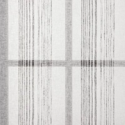 Vertical Stripe Curtain Sheer Gray/Cream - Hearth & Hand™ With Magnolia 8 Vertical Stripe Curtain Sheer Gray/Cream - Hearth & Hand™ With Magnolia - Image 6