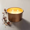 Lidded Metal Canvas 4-Wick Jar Candle Brass Finish 20oz - Hearth & Hand™ With Magnolia -Home Decor Store GUEST 715f3361 f2c9 4f0e 8896 e6d926b23b76