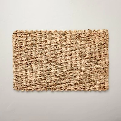 Basket Weave Jute Doormat Natural - Hearth & Hand™ With Magnolia 6 Basket Weave Jute Doormat Natural - Hearth & Hand™ With Magnolia - Image 4