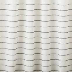 Blanket Stitch Curtain Panel Dark Gray/Cream - Hearth & Handâ„¢ With Magnolia