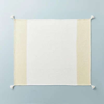 Tasseled Color Block Woven Throw Blanket - Hearth & Hand™ With Magnolia 6 Tasseled Color Block Woven Throw Blanket - Hearth & Hand™ With Magnolia - Image 4