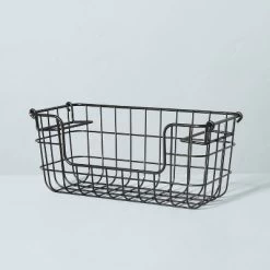 Stacking Wire Storage Basket Matte Black - Hearth & Hand™ With Magnolia -Home Decor Store GUEST 7f465f04 db4c 47cf 9411 7c8a601ab948