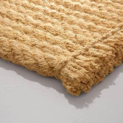 Chunky Twisted Rope Coir Doormat Tan - Hearth & Hand™ With Magnolia 4 Chunky Twisted Rope Coir Doormat Tan - Hearth & Hand™ With Magnolia - Image 2