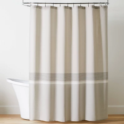 Color Block Striped Woven Shower Curtain - Hearth & Hand™ With Magnolia 6 Color Block Striped Woven Shower Curtain - Hearth & Hand™ With Magnolia - Image 4