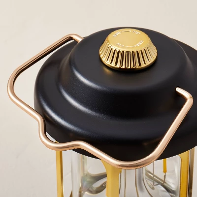 LED Lantern Black/Gold - Hearth & Hand™ With Magnolia 6 LED Lantern Black/Gold - Hearth & Hand™ With Magnolia - Image 4