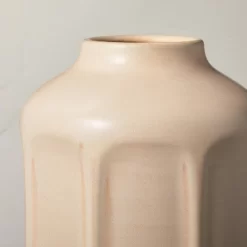 13" Faceted Ceramic Vase Sunset Taupe - Hearth & Hand™ With Magnolia 7 13" Faceted Ceramic Vase Sunset Taupe - Hearth & Hand™ With Magnolia -Home Decor Store GUEST 89c00ed5 f379 4ab6 83f9 2c196e016ee1