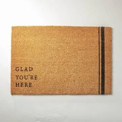 Glad You're Here Coir Doormat Tan/Black - Hearth & Hand™ With Magnolia 9 Glad You're Here Coir Doormat Tan/Black - Hearth & Hand™ With Magnolia -Home Decor Store GUEST 92655d0f b248 4c18 8a0b 96386821ac81