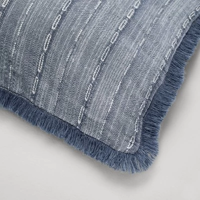 16"x42" Washed Loop Stripe Lumbar Bed Pillow - Hearth & Hand™ With Magnolia 5 16"x42" Washed Loop Stripe Lumbar Bed Pillow - Hearth & Hand™ With Magnolia - Image 3