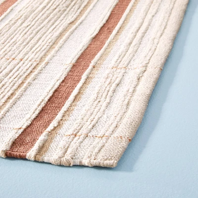 Scatter Stripe Rug Cream/Brown - Hearth & Hand™ With Magnolia 4 Scatter Stripe Rug Cream/Brown - Hearth & Hand™ With Magnolia - Image 2