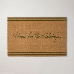 Home For The Holidays Coir Christmas Doormat Tan/Evergreen - Hearth & Hand™ With Magnolia 9 Home For The Holidays Coir Christmas Doormat Tan/Evergreen - Hearth & Hand™ With Magnolia -Home Decor Store GUEST 9e509adc f297 45c1 9bfc 1446110a5518