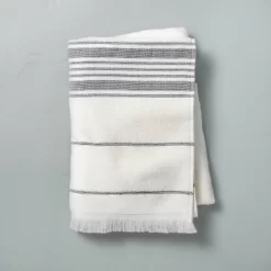 Multistripe Bath Towels Cream/Gray - Hearth & Hand™ With Magnolia 13 Multistripe Bath Towels Cream/Gray - Hearth & Hand™ With Magnolia -Home Decor Store GUEST a3ab88f0 8654 425b a1f7 f62caee554f1