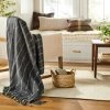 Chipped Stripe Woven Throw Blanket Dark Gray/Cream/Almond - Hearth & Hand™ With Magnolia 1 Chipped Stripe Woven Throw Blanket Dark Gray/Cream/Almond - Hearth & Hand™ With Magnolia -Home Decor Store GUEST a47d5f8d 3155 4759 9130 296ca2564ab4