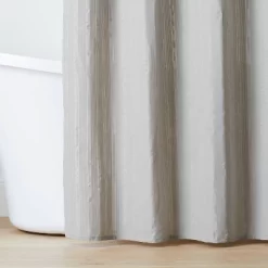 Crinkle Stripe Woven Shower Curtain - Hearth & Handâ„¢ With Magnolia