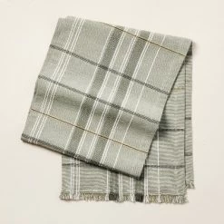 Textured Fall Plaid Woven Table Runner Sage Green - Hearth & Hand™ With Magnolia -Home Decor Store GUEST a800a163 ae14 453d be3d b6a7d83e8d6e