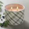 Plaid Ceramic Cypress & Pine Jar Christmas Candle Light Green 11oz - Hearth & Hand™ With Magnolia -Home Decor Store GUEST ac4eca5c 6473 444e 83b2 bee3d9bea8ab