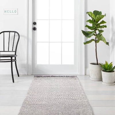 Textured Border Stripe Area Rug - Hearth & Hand™ With Magnolia 4 Textured Border Stripe Area Rug - Hearth & Hand™ With Magnolia - Image 2