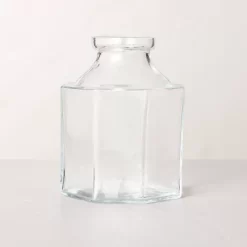Octagonal Clear Glass Bottle Vase - Hearth & Hand™ With Magnolia 11 Octagonal Clear Glass Bottle Vase - Hearth & Hand™ With Magnolia -Home Decor Store GUEST b77fda3b 4964 41c9 b258 a7f93f4b99c9