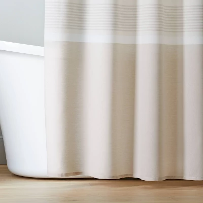 Color Block Striped Woven Shower Curtain - Hearth & Hand™ With Magnolia 3 Color Block Striped Woven Shower Curtain - Hearth & Hand™ With Magnolia