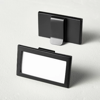 4pk Home Organization Metal Label Set - Hearth & Hand™ With Magnolia 3 4pk Home Organization Metal Label Set - Hearth & Hand™ With Magnolia - Image 2