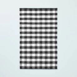 Textured Gingham Indoor/Outdoor Woven Area Rug Dark Gray/Cream - Hearth & Hand™ With Magnolia 10 Textured Gingham Indoor/Outdoor Woven Area Rug Dark Gray/Cream - Hearth & Hand™ With Magnolia -Home Decor Store GUEST c05f3439 a175 48da b02f 71e3468b8cdf