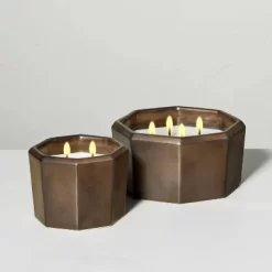 Octagonal Ceramic Cashmere & Suede Fall Jar Candle Metallic Bronze - Hearth & Hand™ With Magnolia -Home Decor Store GUEST c2d76d0f 821b 4b02 b2fe 1a79665ccca4 2