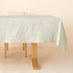 Textured Stripe Rectangular Woven Tablecloth Sage Green - Hearth & Hand™ With Magnolia 7 Textured Stripe Rectangular Woven Tablecloth Sage Green - Hearth & Hand™ With Magnolia -Home Decor Store GUEST c3a01842 e96b 47be ad99 0a36d4393dc6