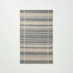 Wool Blend Variegated Stripe Area Rug Dark Gray - Hearth & Hand™ With Magnolia -Home Decor Store GUEST c629a83d a738 4bab bd2a 06965392a6e8