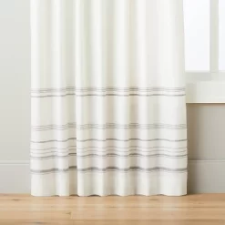 Engineered Hem Stripes Curtain Panel Cream/Gray - Hearth & Hand™ With Magnolia 11 Engineered Hem Stripes Curtain Panel Cream/Gray - Hearth & Hand™ With Magnolia -Home Decor Store GUEST ce2cfef5 4ffc 4553 9efa 21c03c3714d0