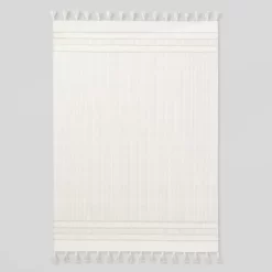 Texture Border Stripe Rug Cream/Silver Gray - Hearth & Hand™ With Magnolia -Home Decor Store GUEST cf0cedf2 0691 4a09 aff5 bb4da7ae4262